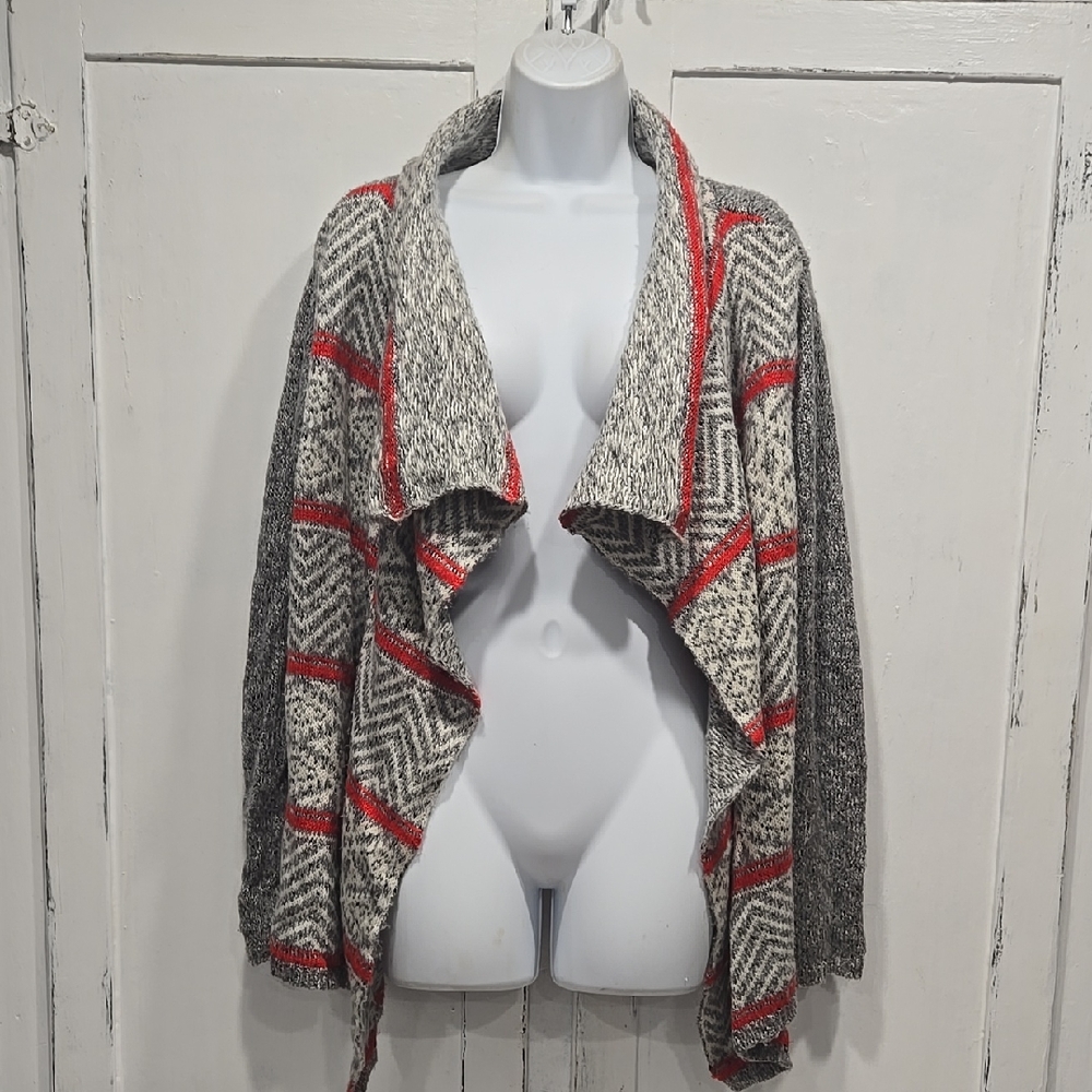 AMERICAN EAGLE OPEN DRAPED CARDIGAN SWEATER.   #6772